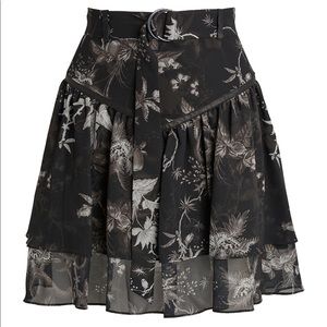 NWT All Saints Aislyn Evolution Skirt 00